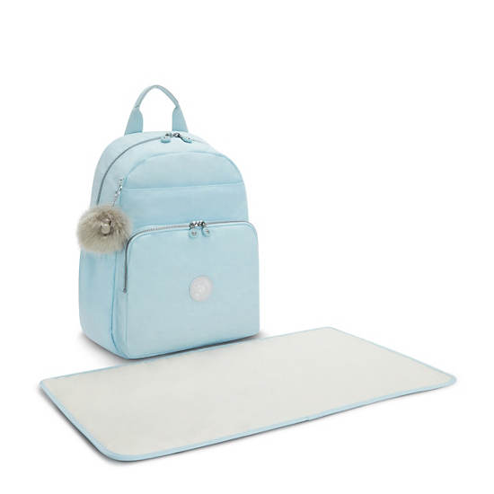 Kipling Maisie Diaper Backpack Handbag Bridal Blue | AU 1279LI